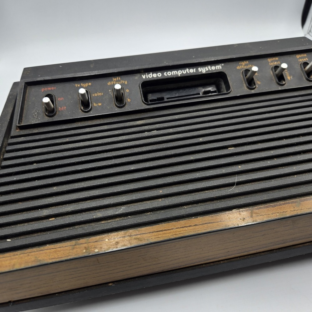 Atari CX2600 Console Heavy Sixer Sunnyvale RARE W/ Aftermarket Power Tested On - Picture 4 of 10